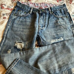 Fashion Jeans Quality collection women’s size 30 medium wash distressed